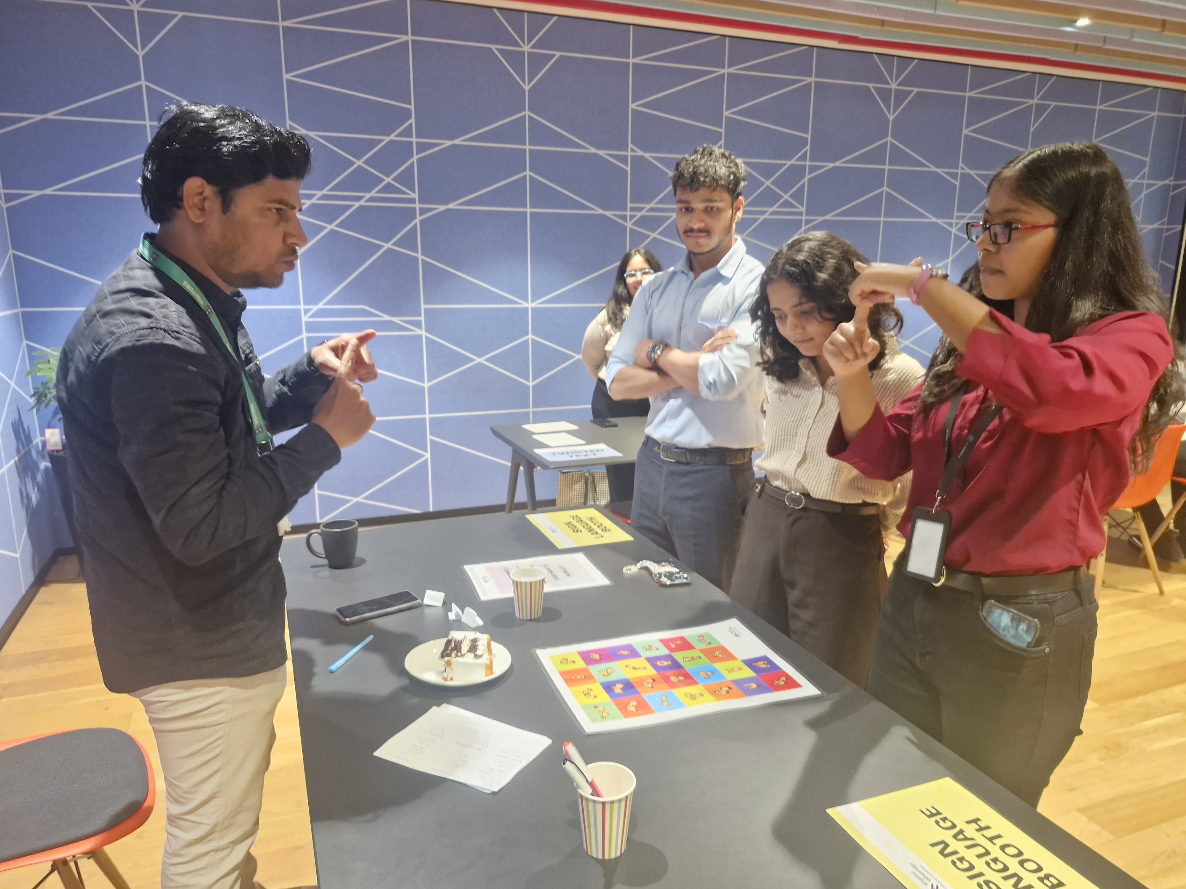 AllianceBernstein Experiential Learning Booth